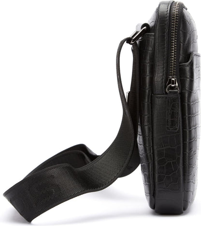 Men's crossbody bag Solido with crocodile pattern Solido Pure