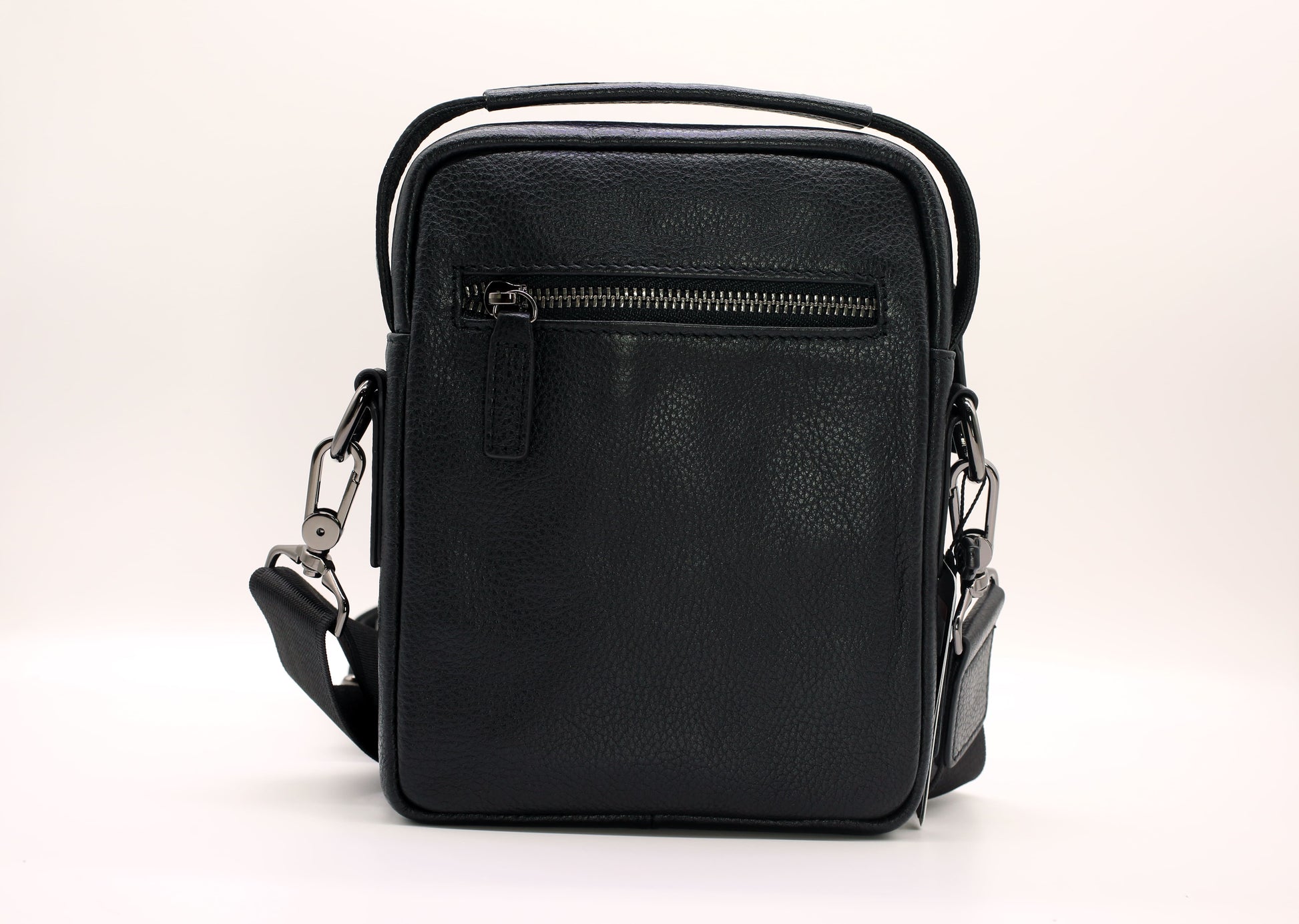 Crossbody tas van gestructureerd leer voor heren, een stijlvolle en praktische keuze.